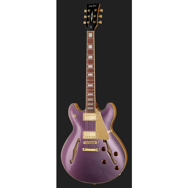 Harley Benton HB-35Plus Metallic Plum Bundle