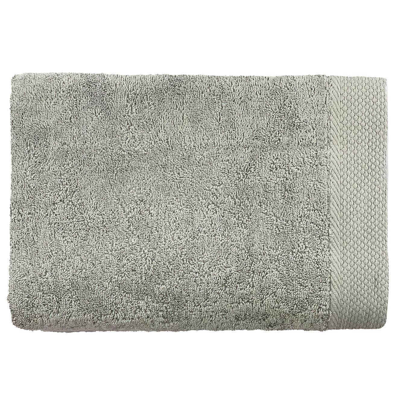 Soft by Perle de Coton Drap de douche argenté - 70x140 cm