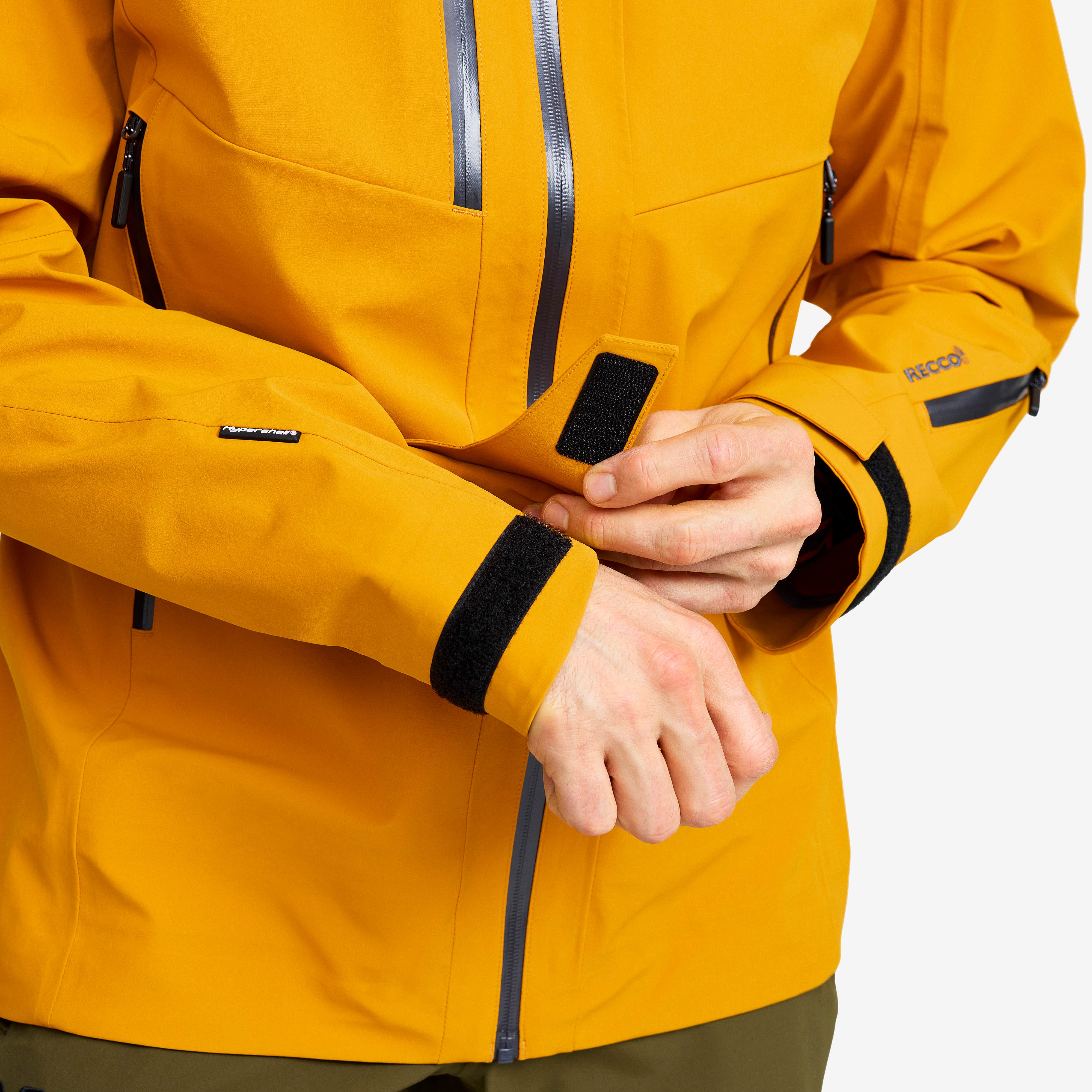 Cyclone 3L Shell Jacket Herre Golden Yellow