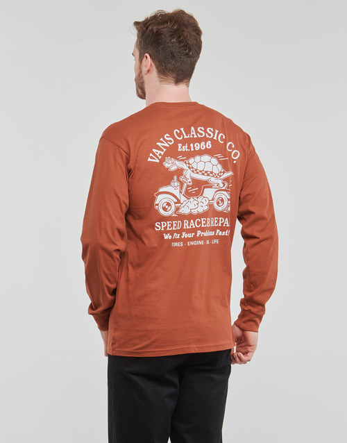 Vans - TURTLE RACER REPAIR LS TEE - Bordeaux