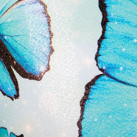 Idena Papierkorb, Schmetterling Motiv, 9 Liter, Kunststoff