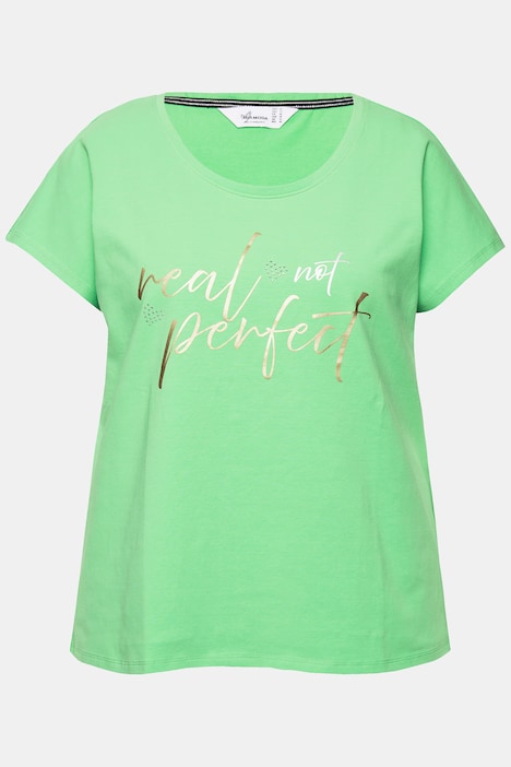 T-Shirt, oversized, Statement-Druck