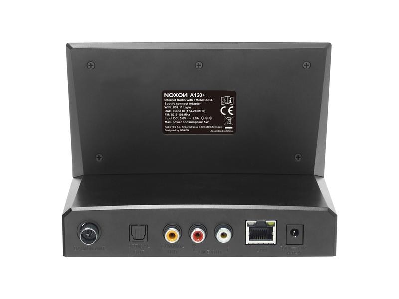 Noxon Radio-Tuner A120  Schwarz Netzwerk-Musik-Tuner für HiFi-Systeme