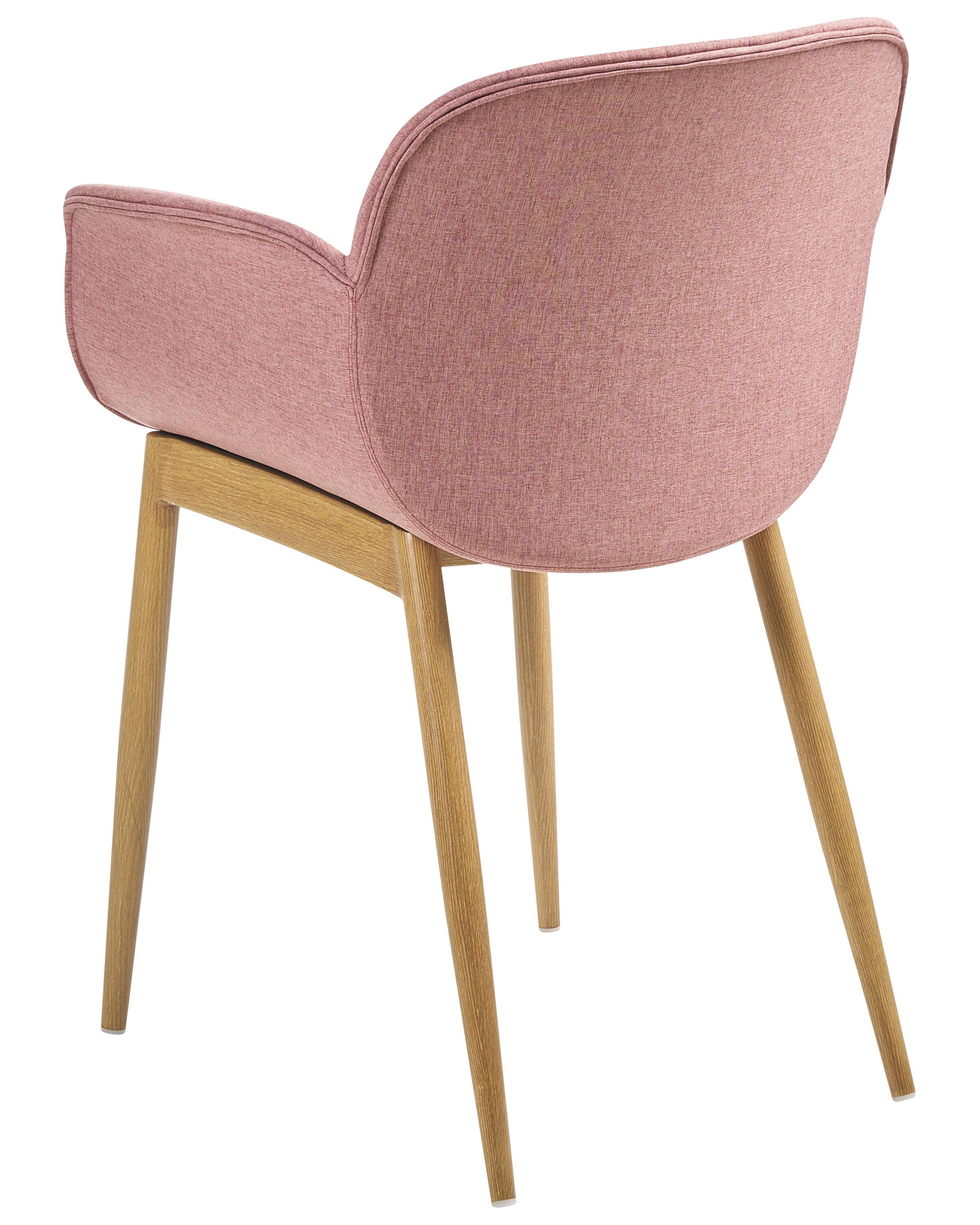 Set van 2 eetkamerstoelen ALICE Roze
