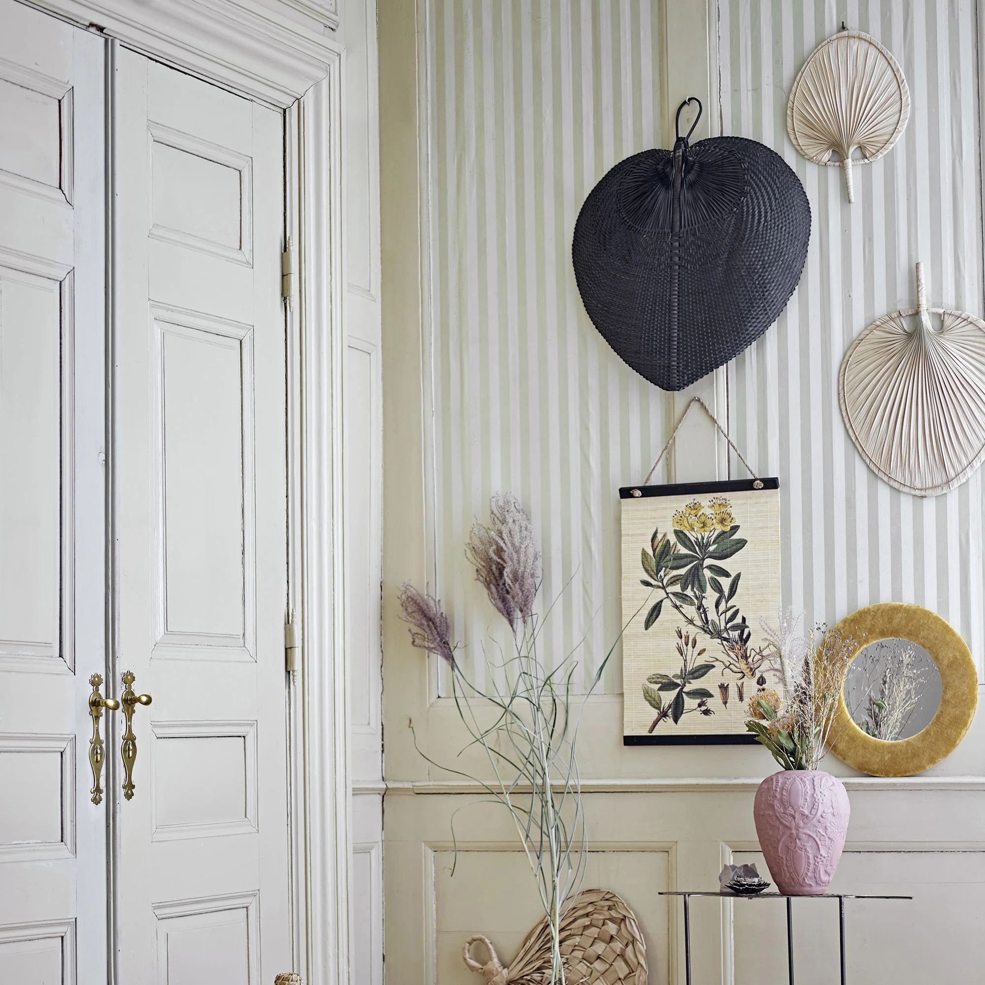 OUMOU - Décoration murale fibre végétale | Beige