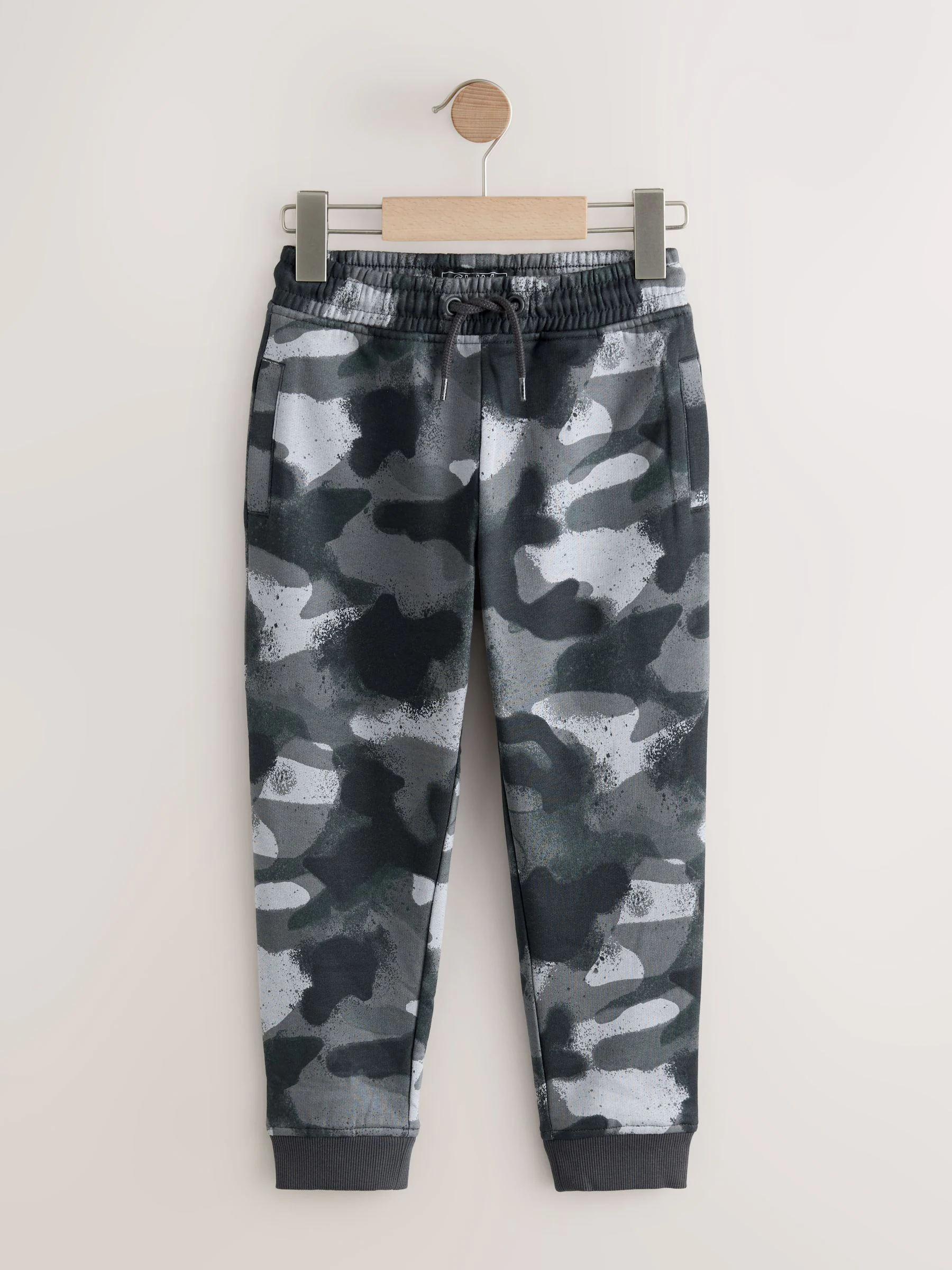 Zwart/Camouflage - Verpakking van 2 joggingbroeken (3-16jr)