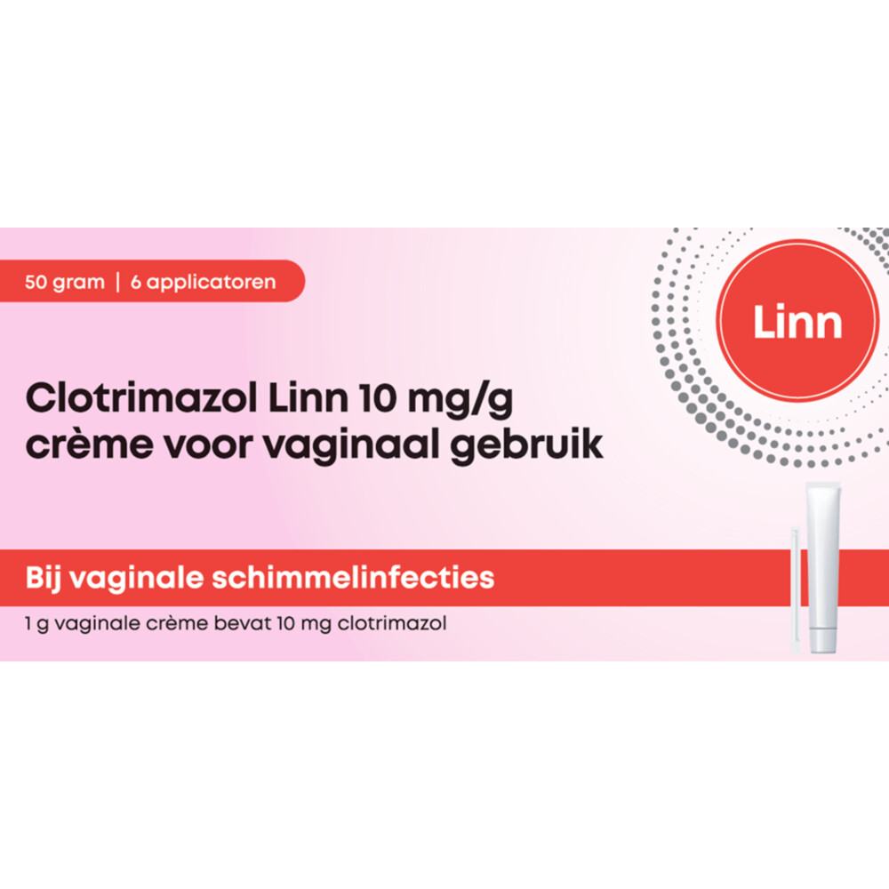 Linn Clotrimazol Vaginale Crème 10 mg/g50 gram