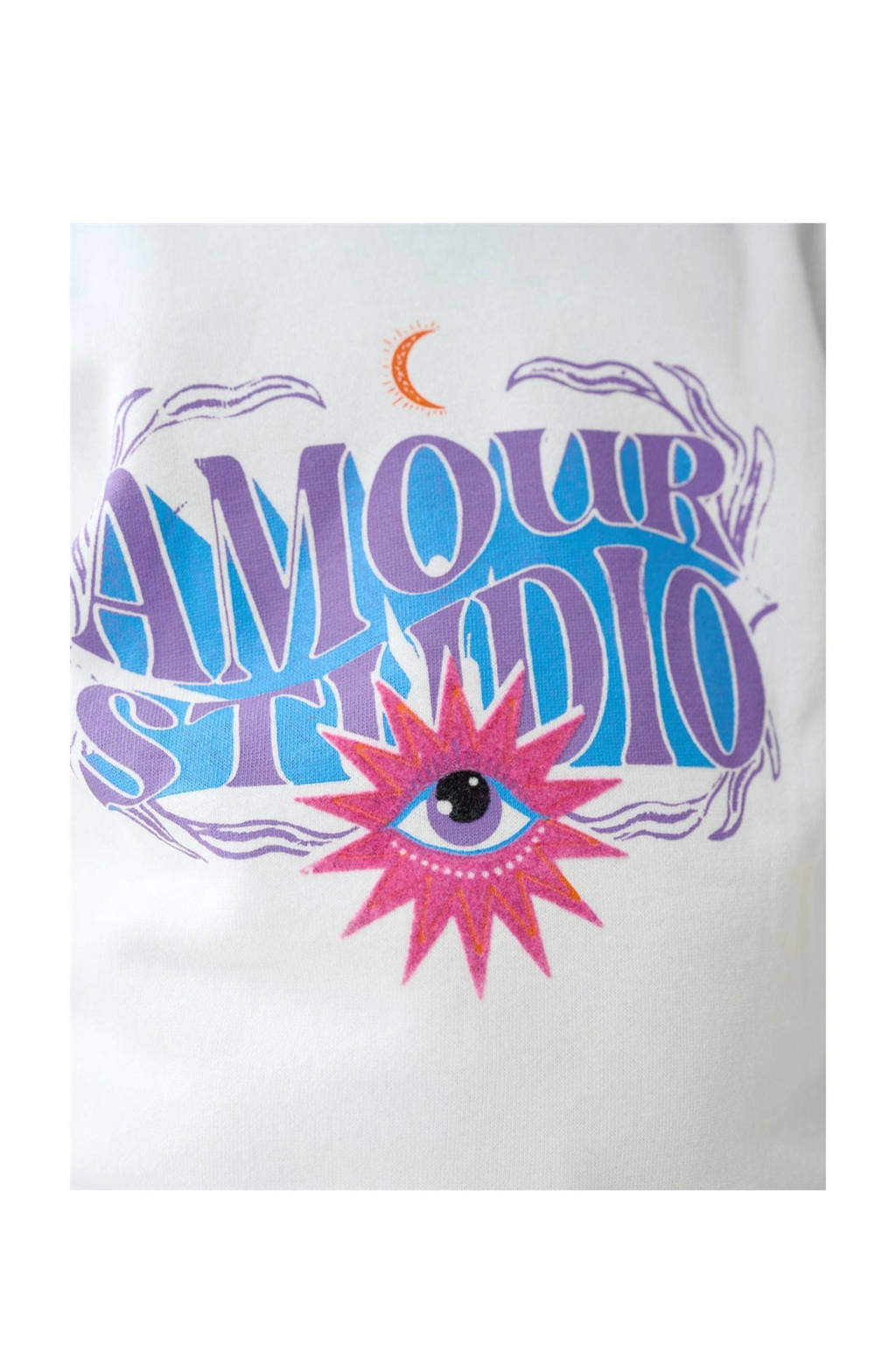Shoeby sweater met printopdruk ecru