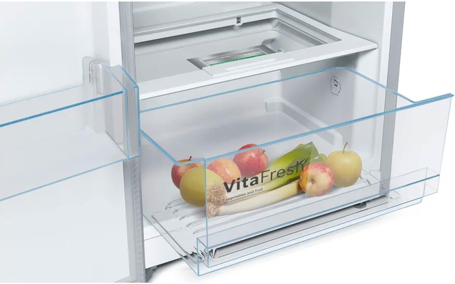 Bosch KSV36VLEP Serie 4 Kühlschrank, 186 x 60 cm, 346 L, VitaFresh längere Frische, LED-Beleuchtung gleichmäßige Ausleuchtung, EasyAccess Shelf ausziehbare Glasplatten