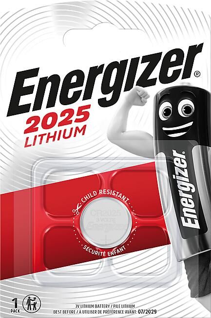ENERGIZER - PILE BOUTON CR2025 LITHIUM