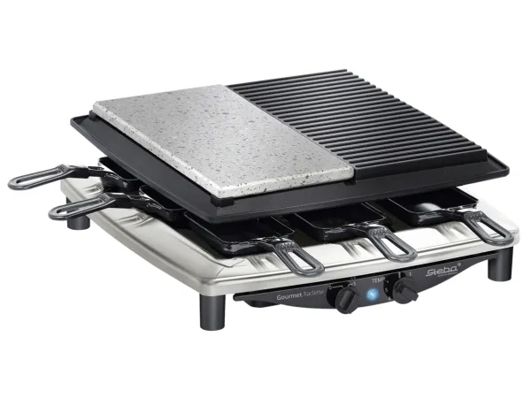 Steba Raclette RC 4 Plus Deluxe Chrome - 1450W