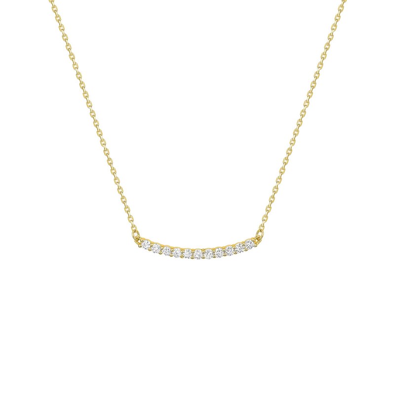 Collier Femme - Oxyde de zirconium - Or 18 Carats - Longueur : 42 cm