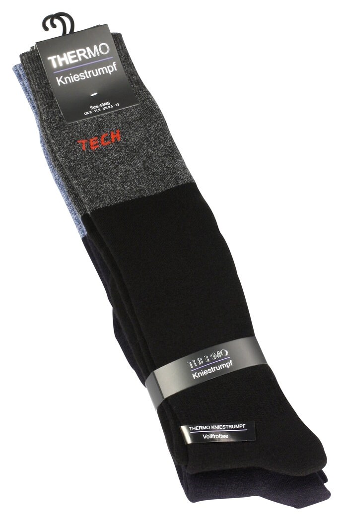 Cotton Prime® THERMO Kniestrümpfe 4 Paar