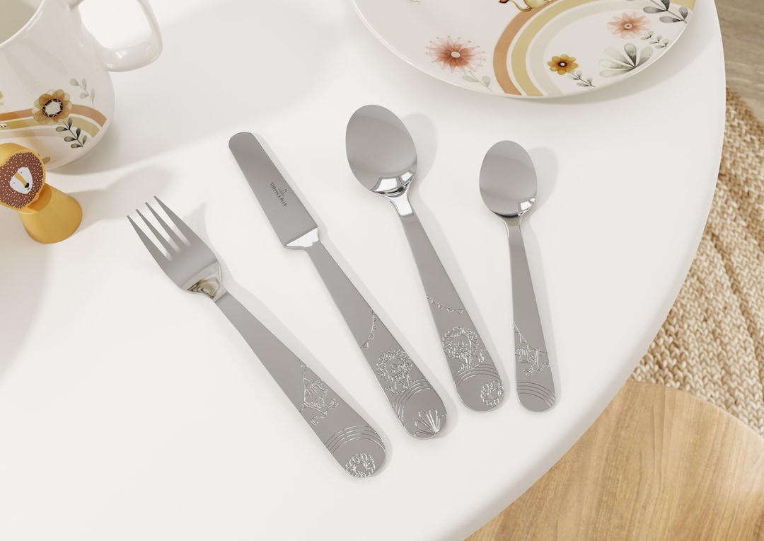 Villeroy & Boch Kinderbesteck-Set 4-teilig ROAR LIKE A LION Edelstahl