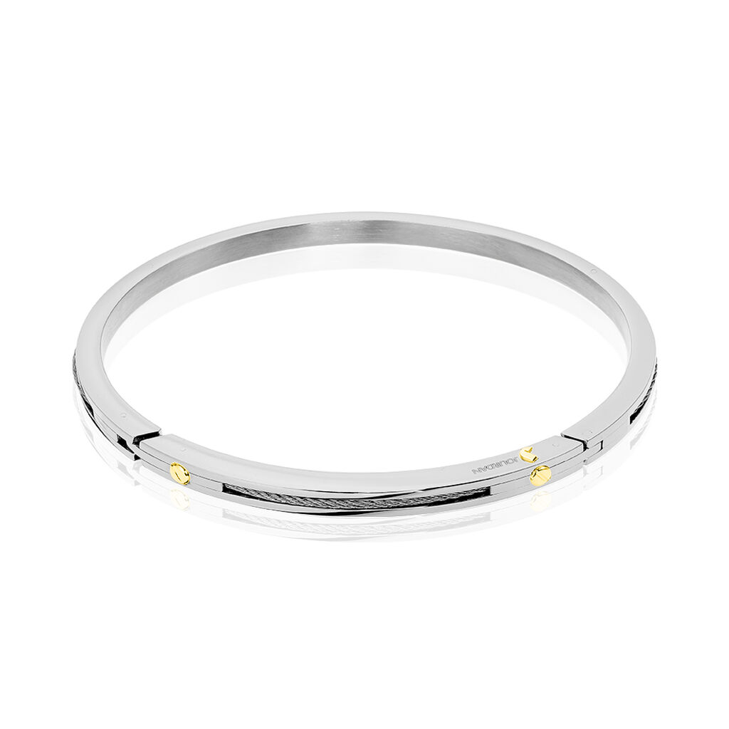 Bracelet Or Acier Bicolore