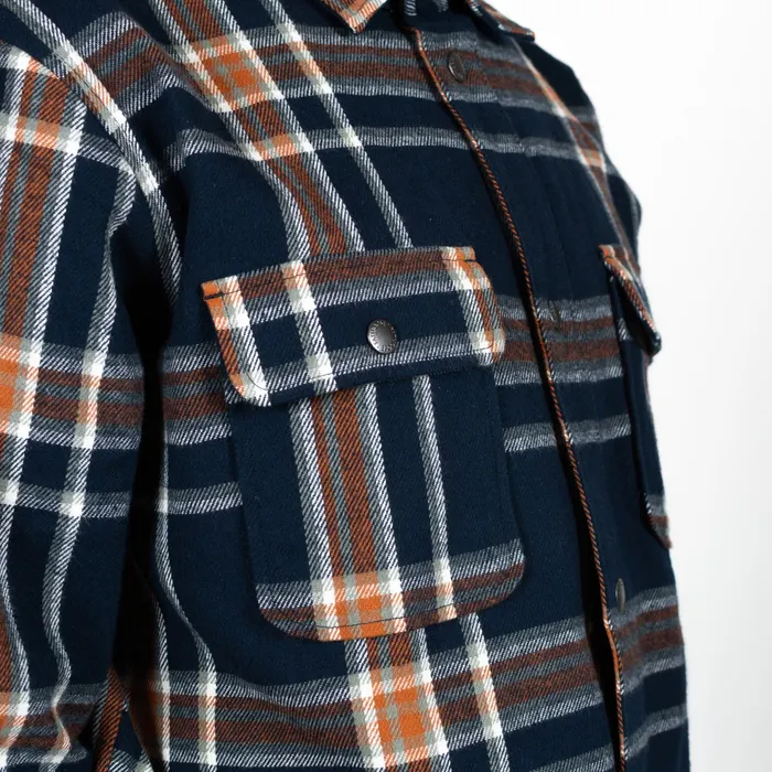 Fat Moose Adrian Checked Cotton Flannel Overhemd Heren