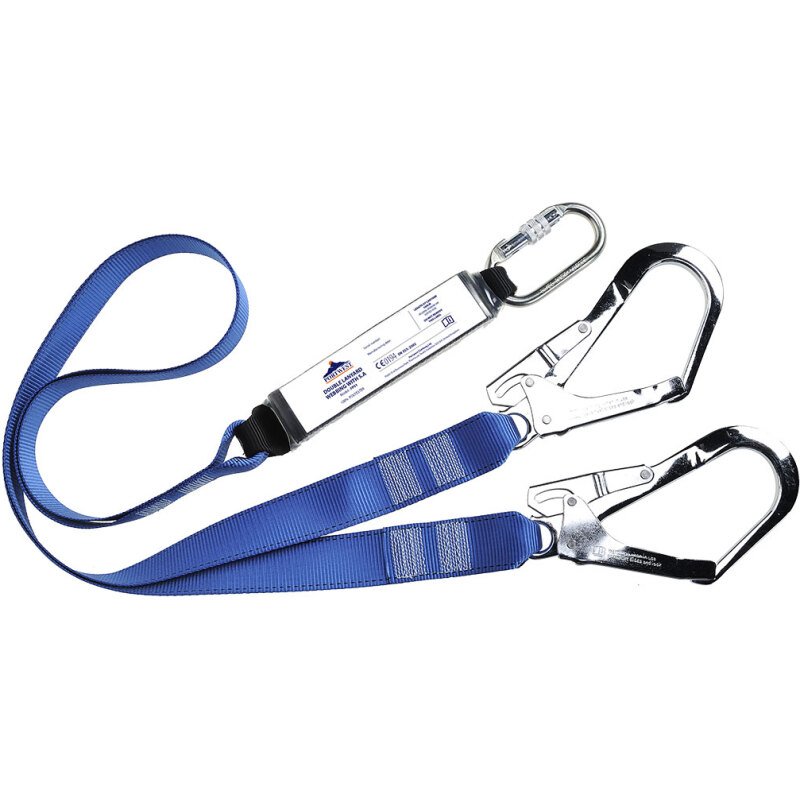 Portwest FP51 Longe double avec amortisseur d'énergie Bleu Royal