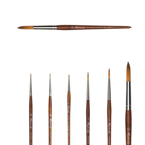 Raphaël® Precision Aquarellpinsel Serie 8504, Rundpinsel