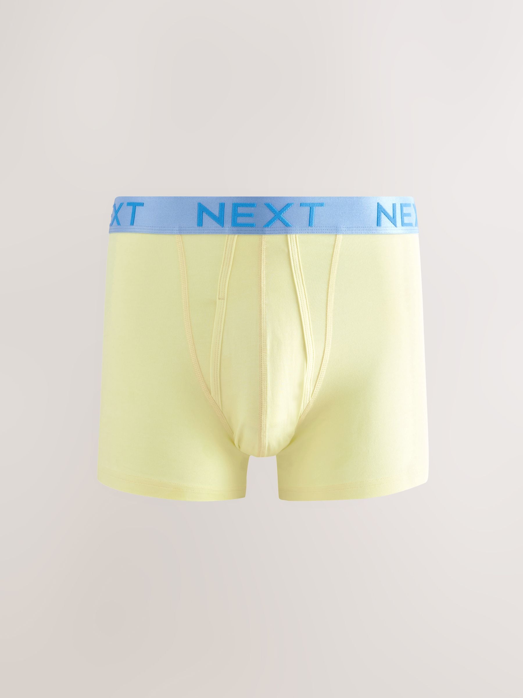 Helder oranje/groen/geel contrast - Verpakking van 10 - Boxershorts met A-voorkant