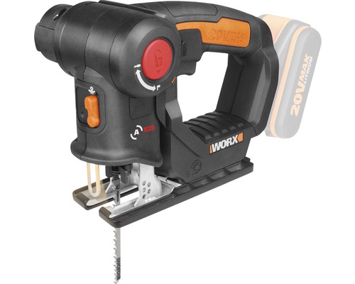 WORX 20V Axis 100mm snoerloze multitoolzaag WX550.9 + GRATIS bonusartikel: 20V accu WA3644 (4,0Ah)