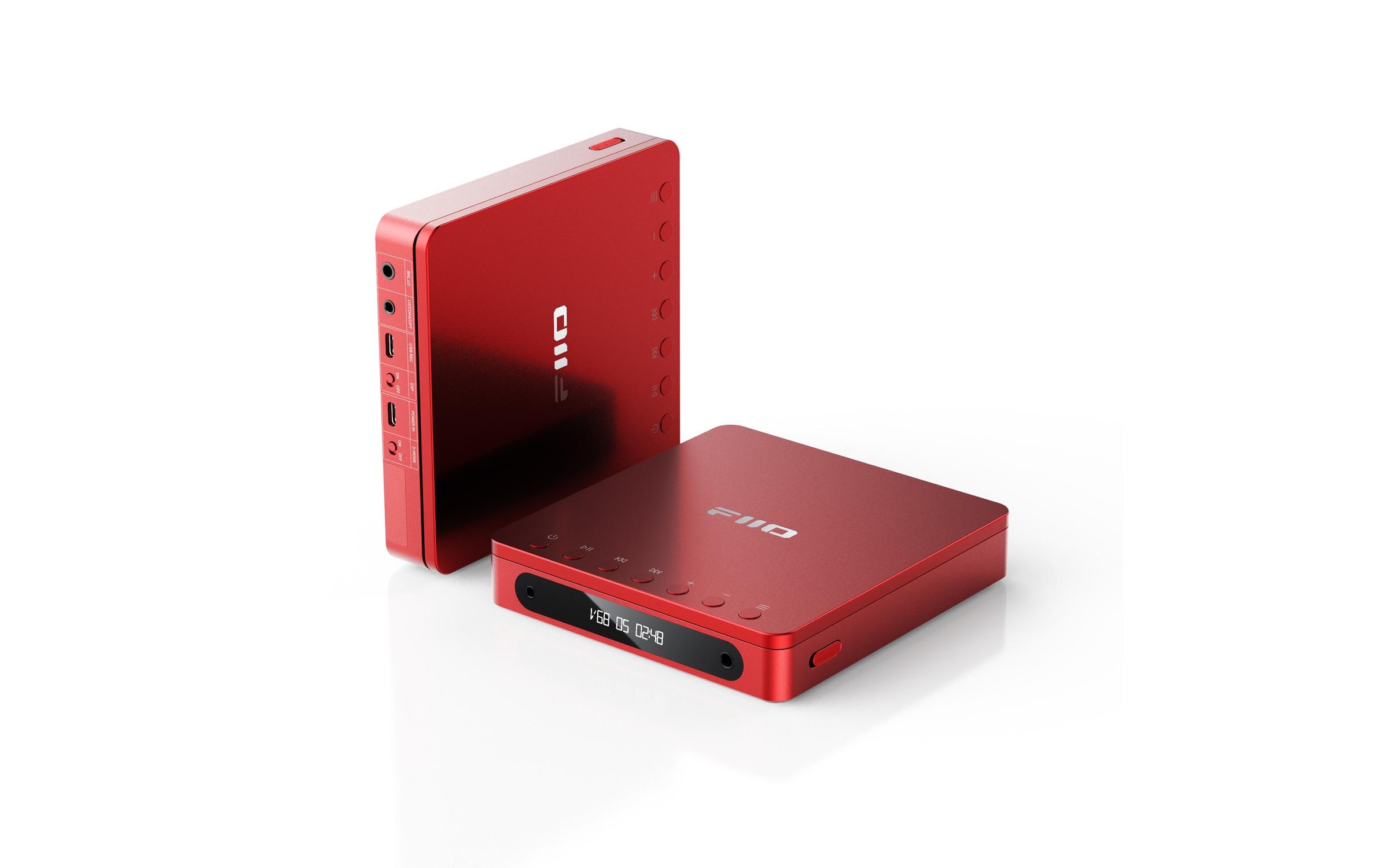 DM13 BT Portabler CD-Player mit Bluetooth Rot<br>Tragbarer Stereo-CD-Player mit Bluetooth
