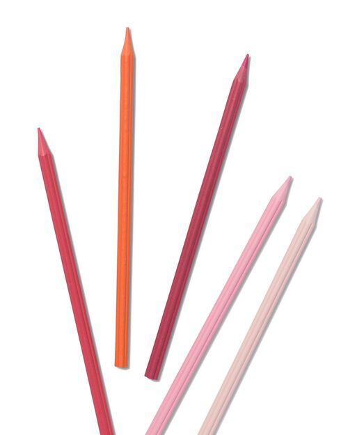 lot de crayons côtelés - 5 pièces