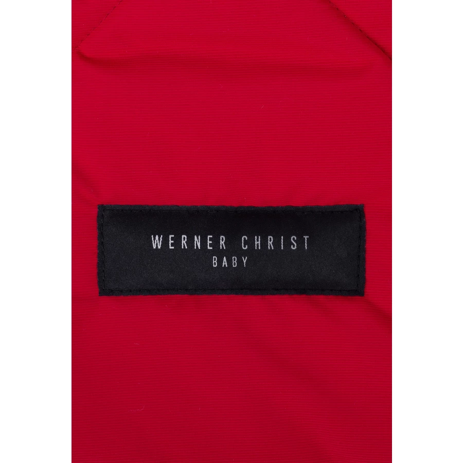 Werner Christ Baby Lammfellfußsack OSLO chili red