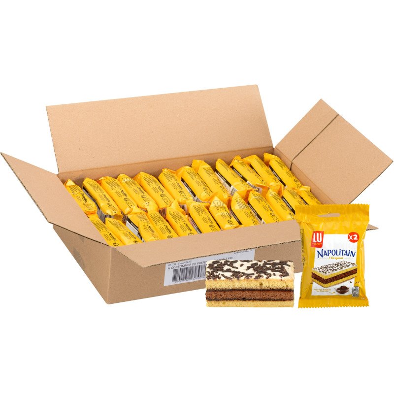 Gâteaux Napolitain Lu x 2 - Étui de 30 g