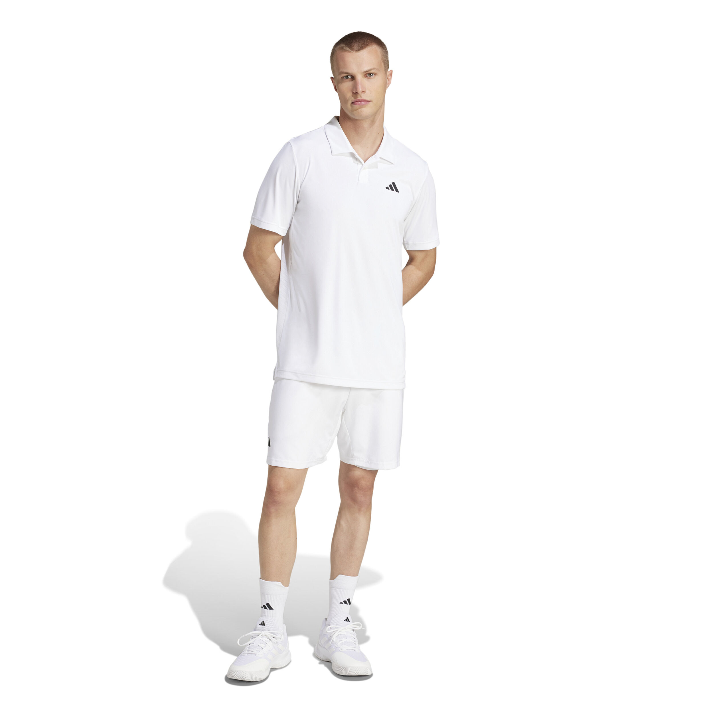 adidas Club 2in1 7in Shorts Hommes - Blanc