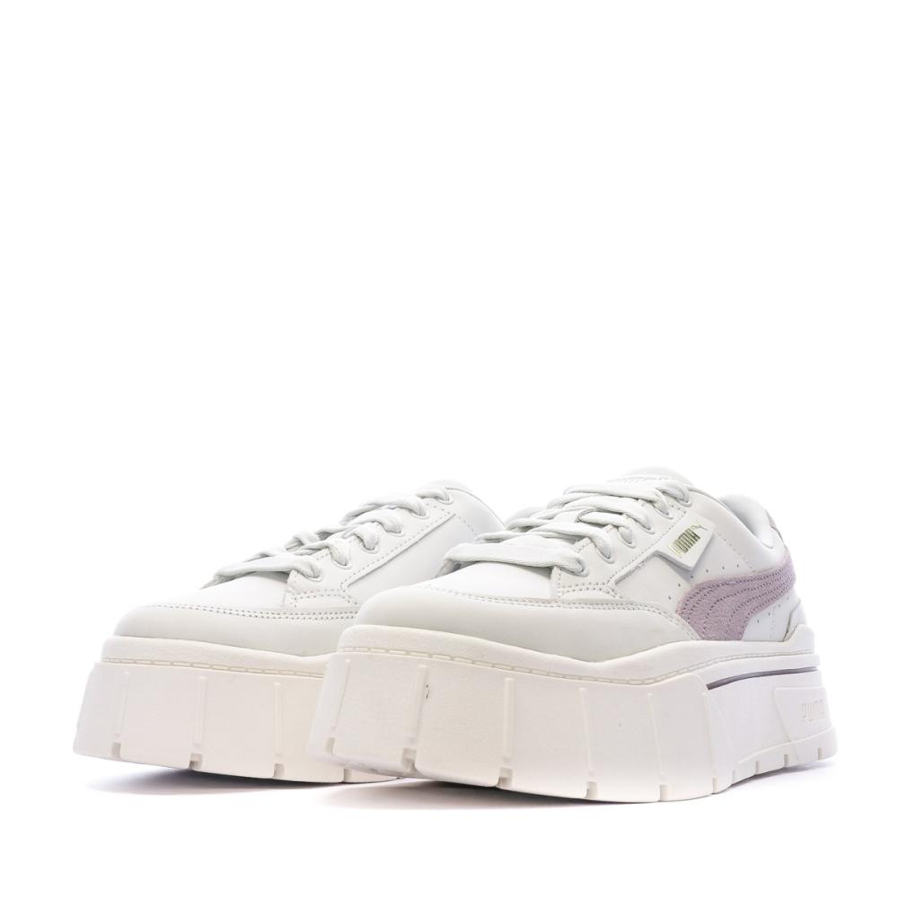 Puma Baskets Blanche Femme Puma Mayze Stack