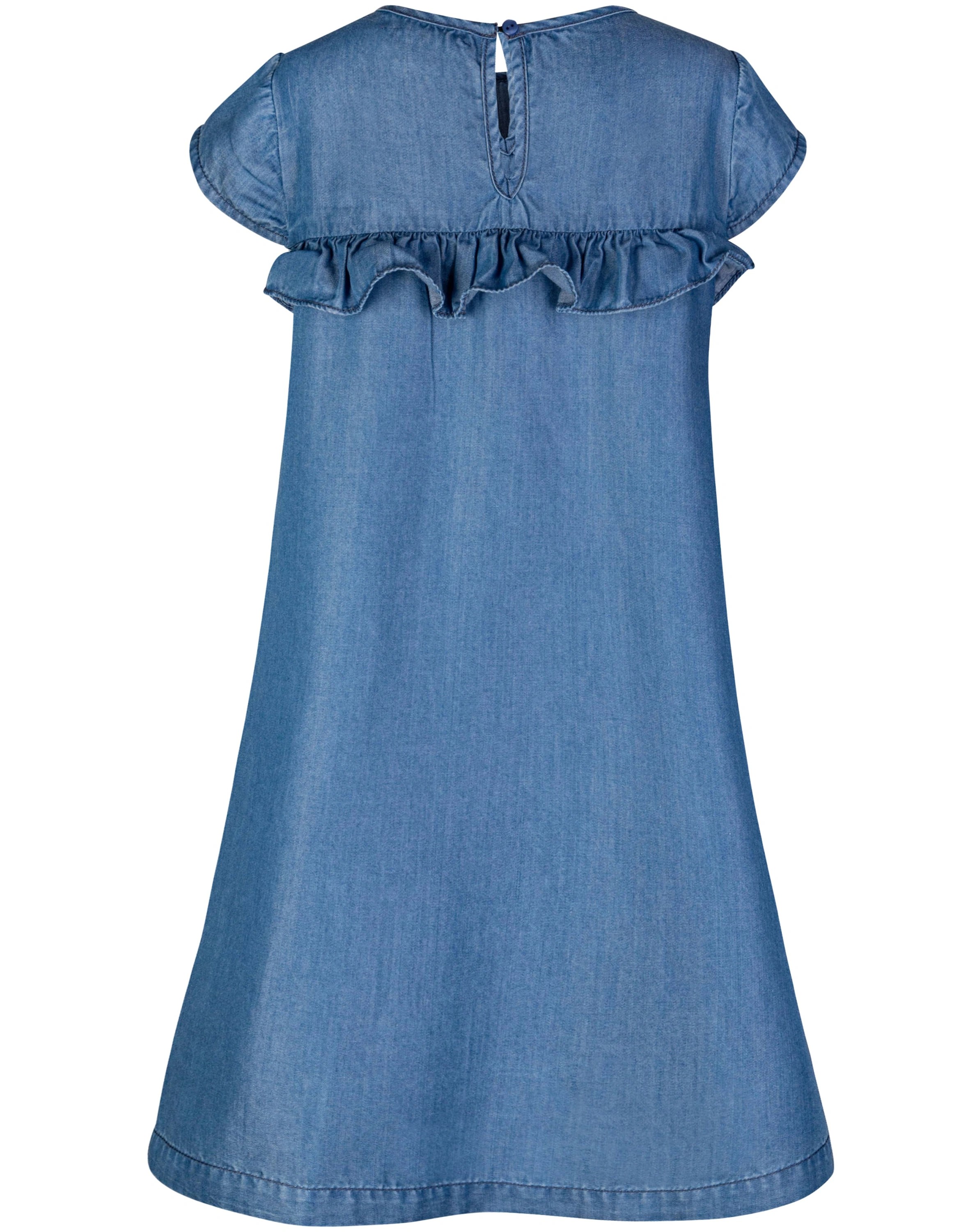 Kleid RUFFLE in jeans blue