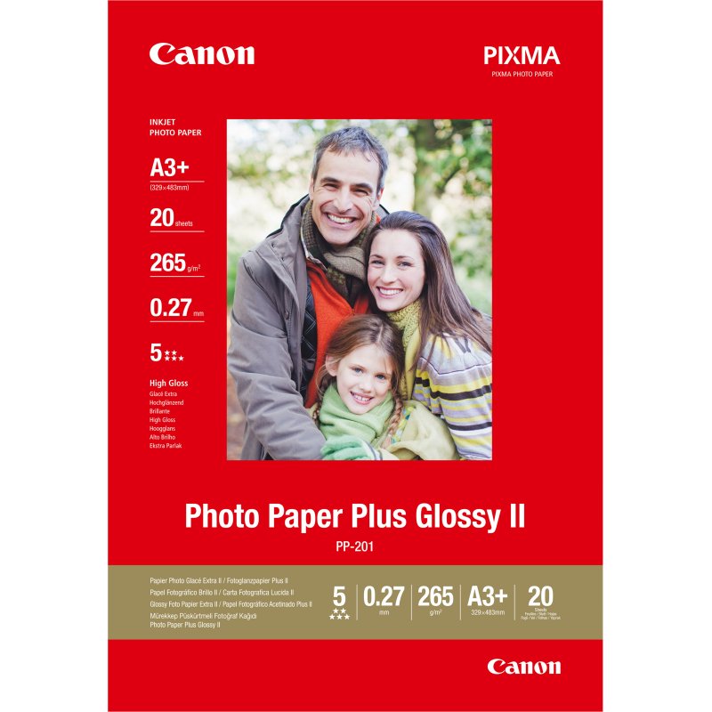 Canon Papier photo brillant extra II A3 Plus PP-201 - 20 feuilles