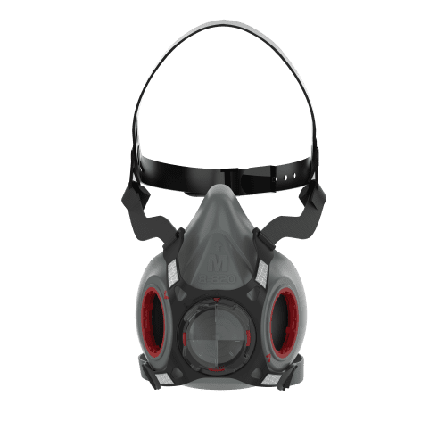 Demi-masque de protection anti-gaz Force 8 avec valve Typhoon système filtre PressToCheck