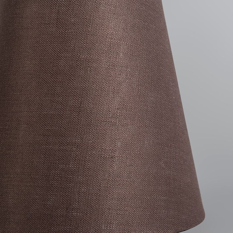 Kroonluchter beige 60 cm met bruine klemkappen - Giuseppe