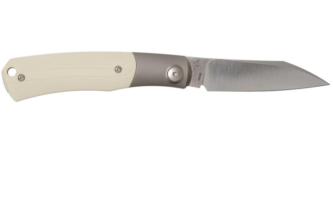 Viper Hug V5992GI Ivory G10 zakmes, Sacha Thiel design