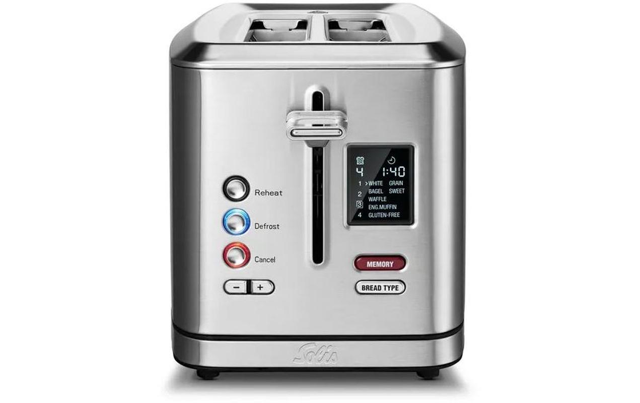 Toaster Flex Typ 8004 Silber<br>Individuell einstellbarer Toaster für verschiedene Sorten Brot und Gebäck