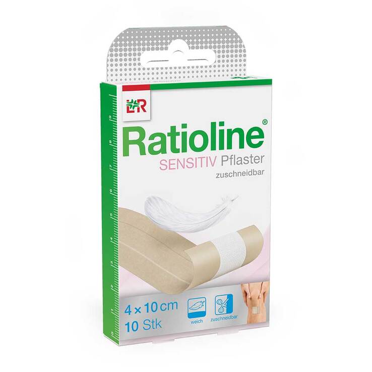 Ratioline® SENSITIV Pflaster 4 cm x 1 m, 1 St