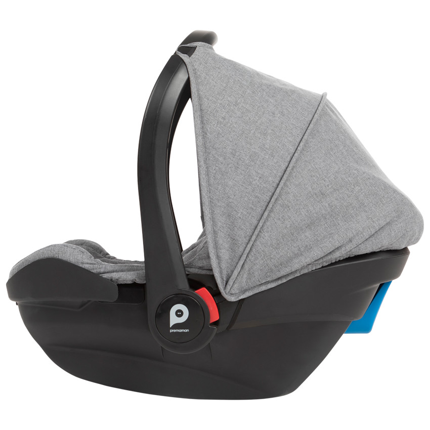 Poussette trio Tessa - Gris chiné