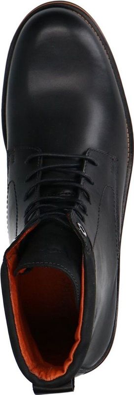 Van Lier - Heren - Zwarte leren veterboots