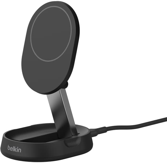 Belkin BoostCharge Pro Qi2 15W magnetisk konvertbar oplader (sort)