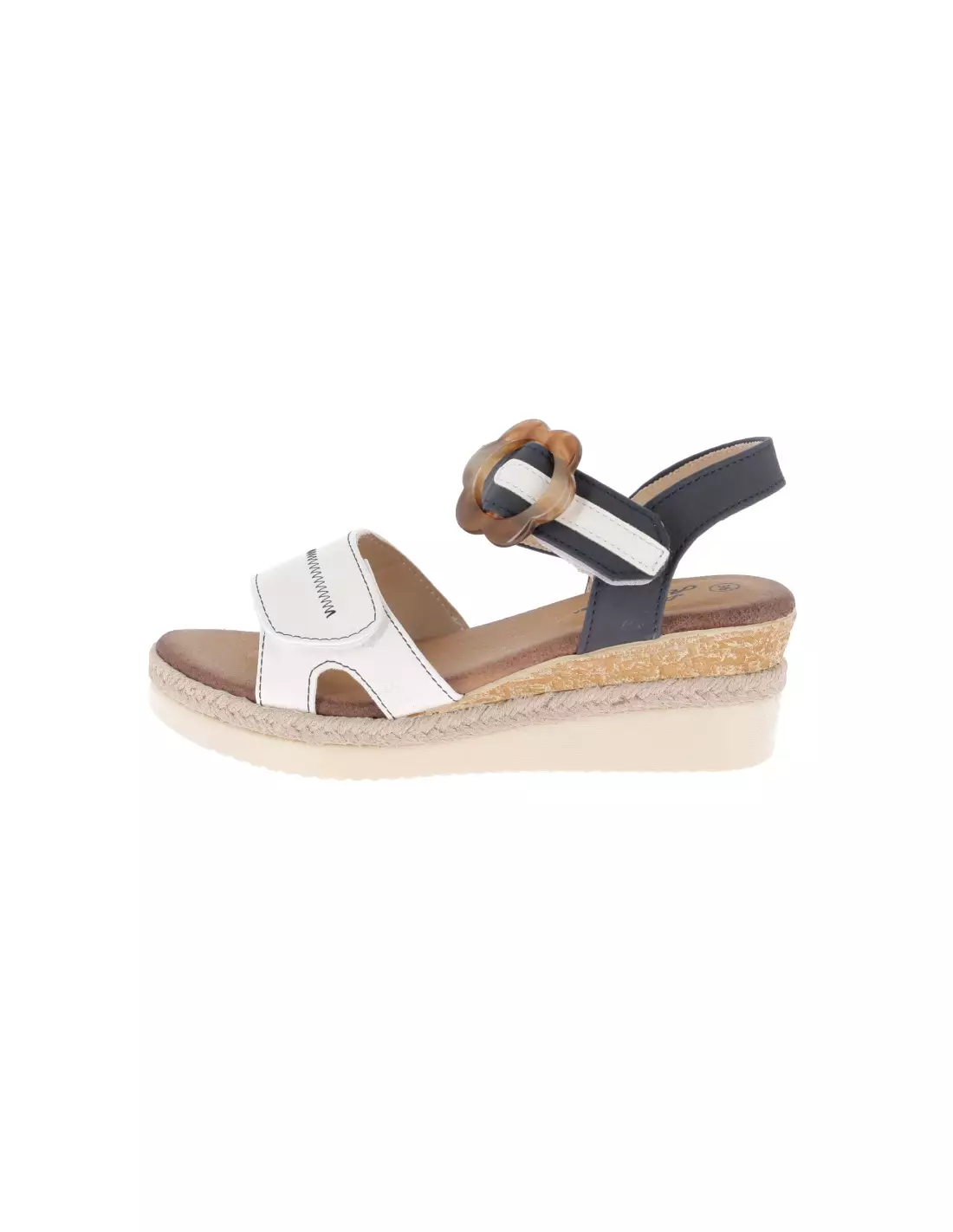 LES ARLESIENNES B924560 - Sandales & nu-pieds Whitenavy