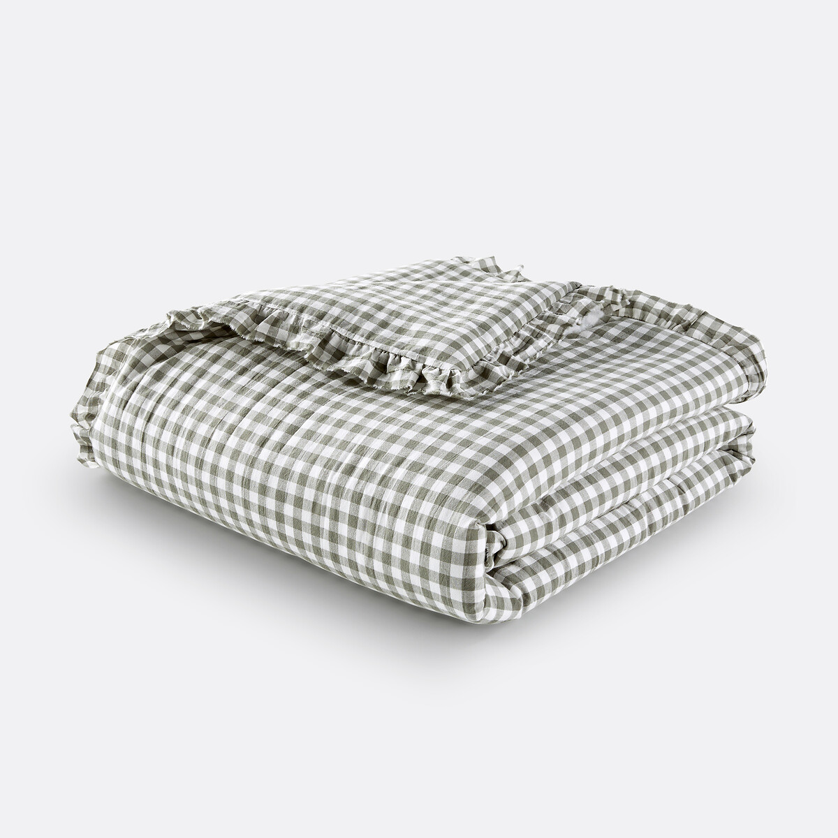 LA REDOUTE INTERIEURS<br>Edredão acolchoado em algodão Vichy lavado, Georgette