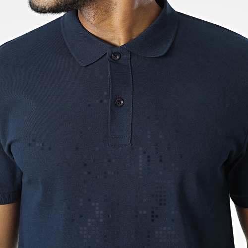 Polo Manches Courtes Bleu Marine