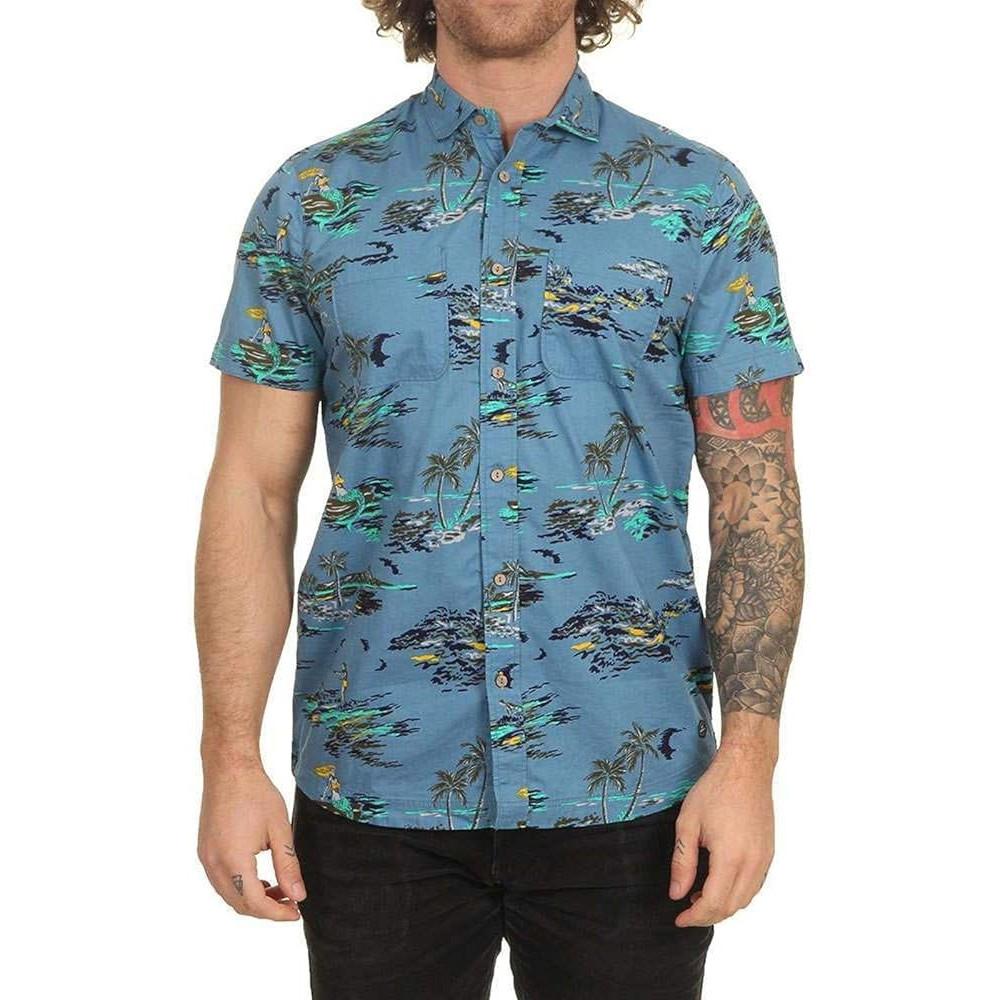 O'Neill Chemisette Manches Courtes Bleu à Imprimés Homme O'Neill Tropical