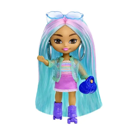 Barbie Extra Mini Minis Puppe mit blauen Haaren