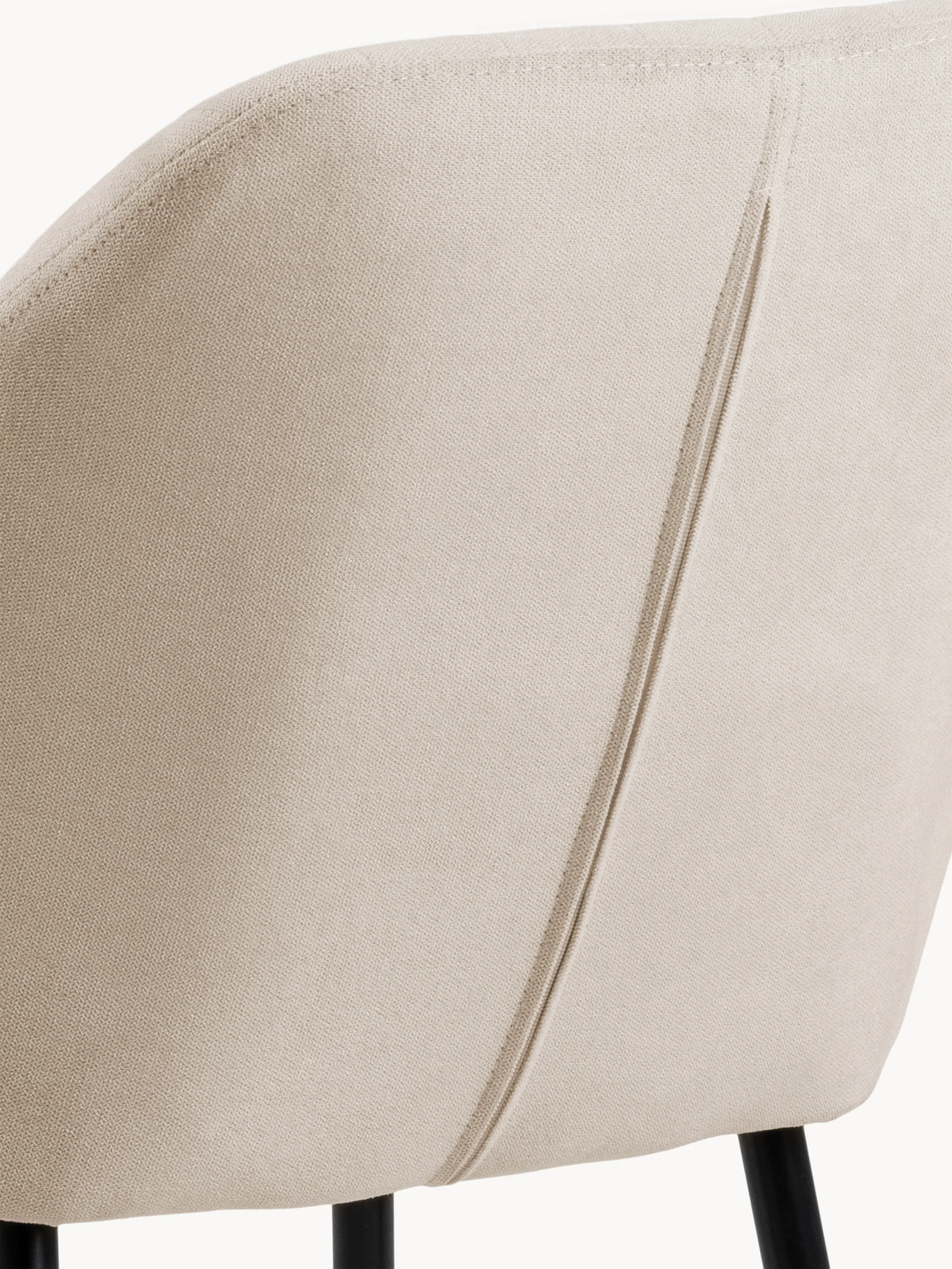 Armstoel Emilia met metalen poten