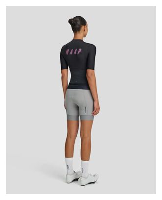 Maillot Manches Courtes Maap Halftone Pro Base Femme Noir