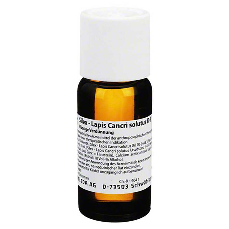 Silex Lapis Cancri Solutus D 6 Dilution, 50 ml