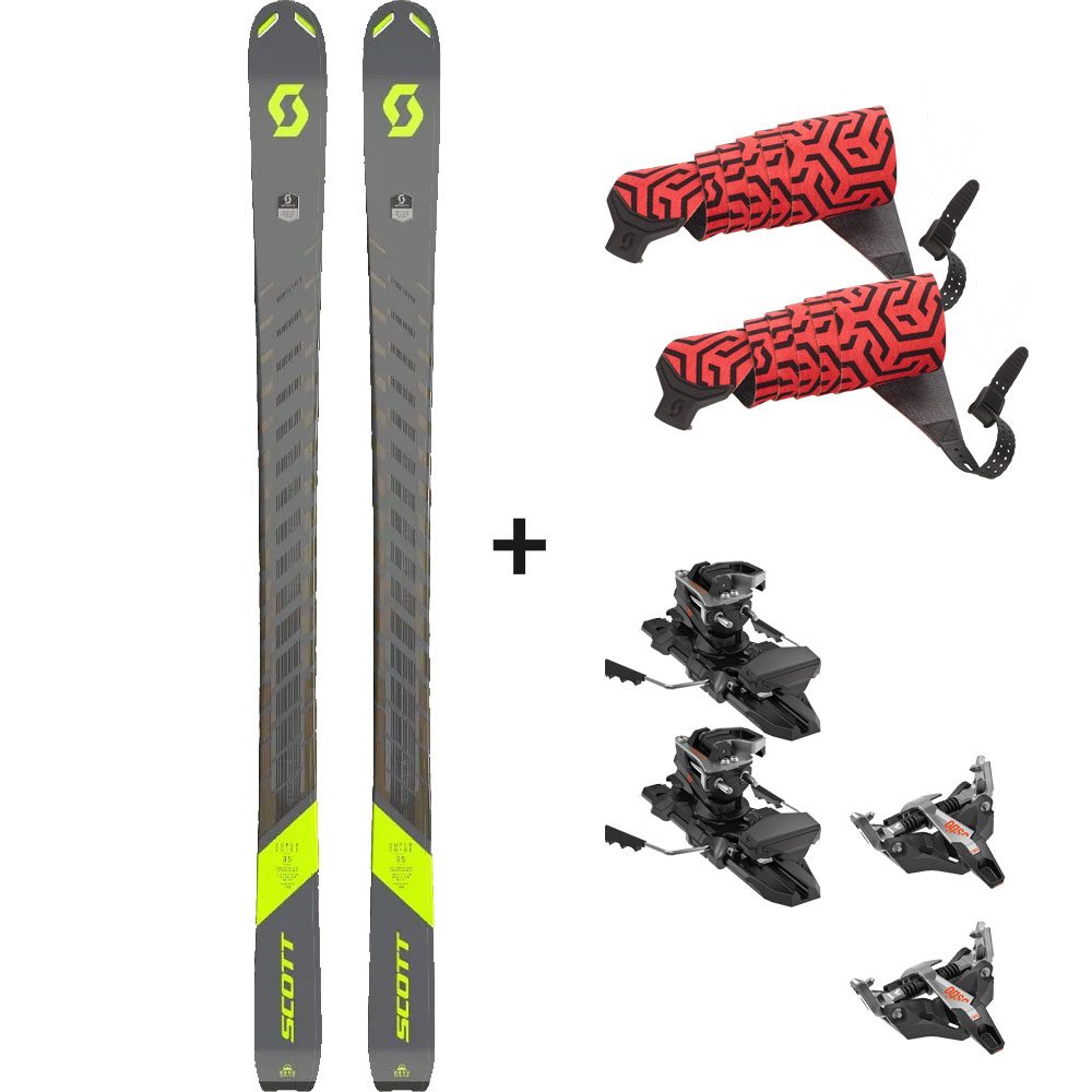 Scott Superguide 95 23/24 Tourenski Komplettset & Ogso Bindung & Fell