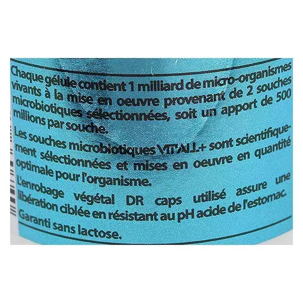 Vit'all+ Acidophilus Bifidus 60 cápsulas gastrorresistentes